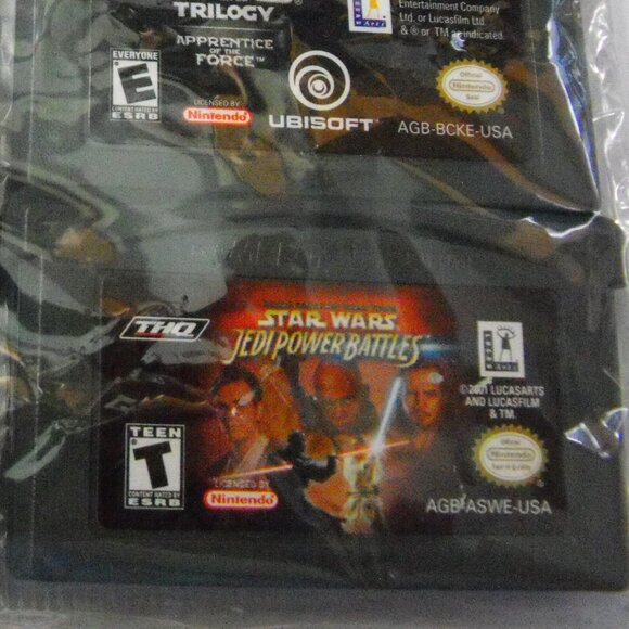 Gameboy Advance Other - Gameboy Advance Games Star Wars Jedi Power Battles